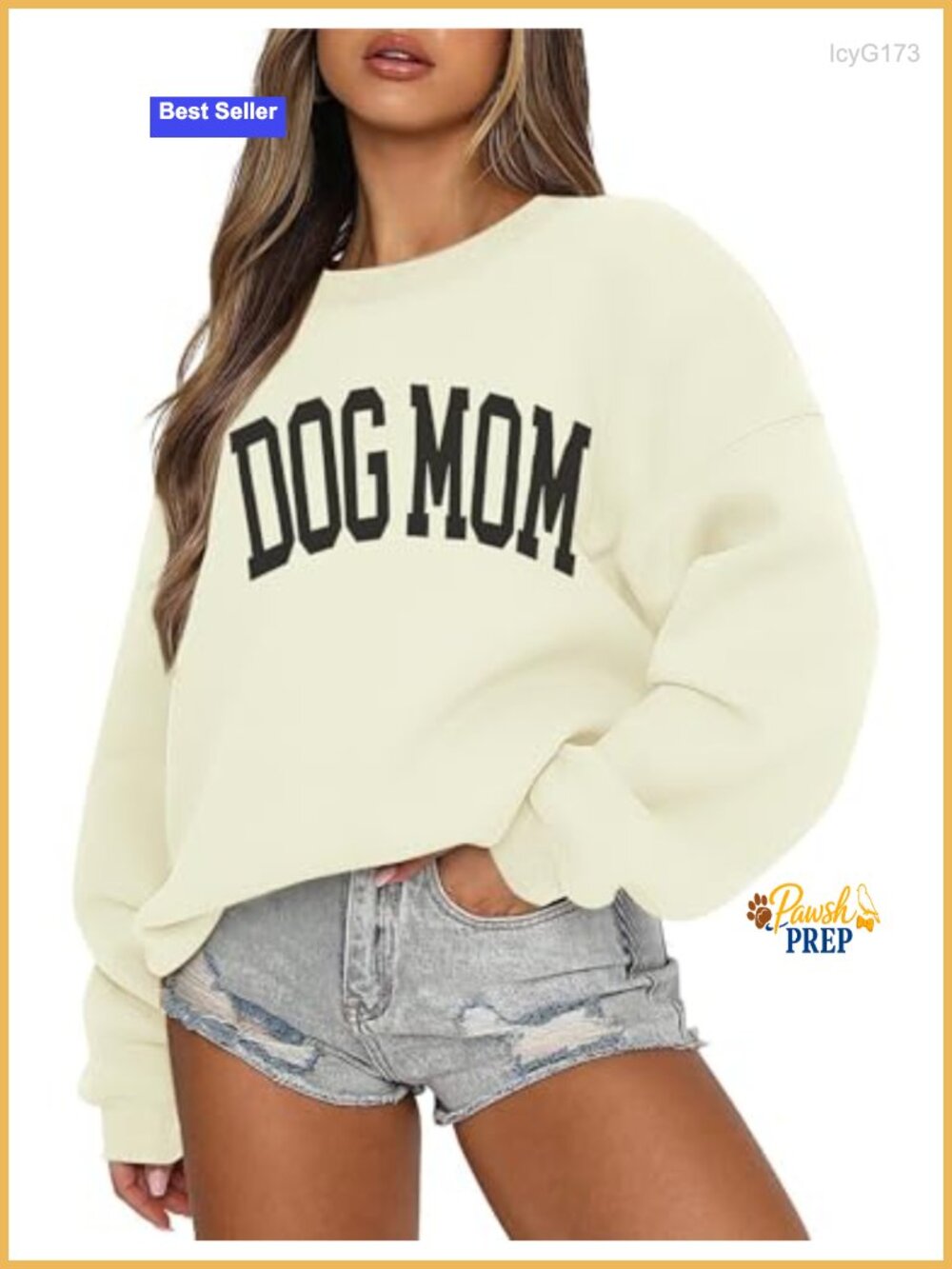 Dog Mom Sweatshirt Women Funny Graphic Pullover Crewneck Long Sleeve